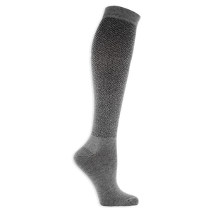 Dr. Scholl's Men's Graduated Compression Geometric Pin Dot Pattern Over the Calf Socks, Two Pair Pack