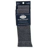 Dr. Scholl's Men's Graduated Compression Geometric Pin Dot Pattern Over the Calf Socks, Two Pair Pack