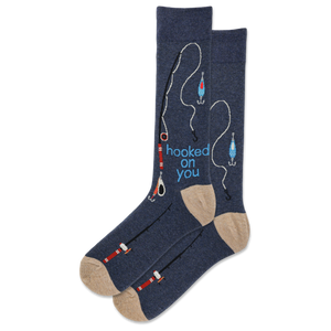 HOTSOX Men's Hooked on You Crew Sock
