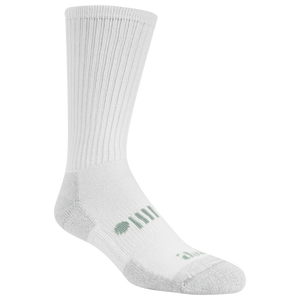 Jeep® Men's Classic Cotton Crew Socks 3 Pair Pack Made in USA - Moisture Wicking, Cushioned Comfort