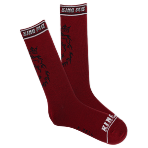 K. Bell Men's King Me Active Crew Sock flat lay photo