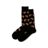 HOTSOX Men's Turkeys Crew Socks