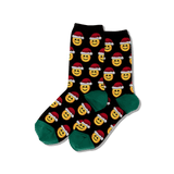 Women's Santa Smile Emoji Socks