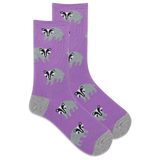 HOTSOX Women's Fuzzy Badger Crew Sock