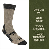 Gray and black sock with text on a green background thumbnail