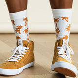 K.Bell Men's Boho Palm Crew Sock thumbnail