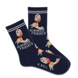 K.Bell Women's Summer Fridays Crew Sock