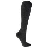 Black knee-high sock on a white background thumbnail