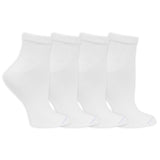 Four pairs of white socks on a white background thumbnail