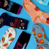 HOTSOX Women's Papaya Crew