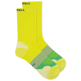 Two yellow socks with green accents and 'MERRELL' branding on a white background thumbnail
