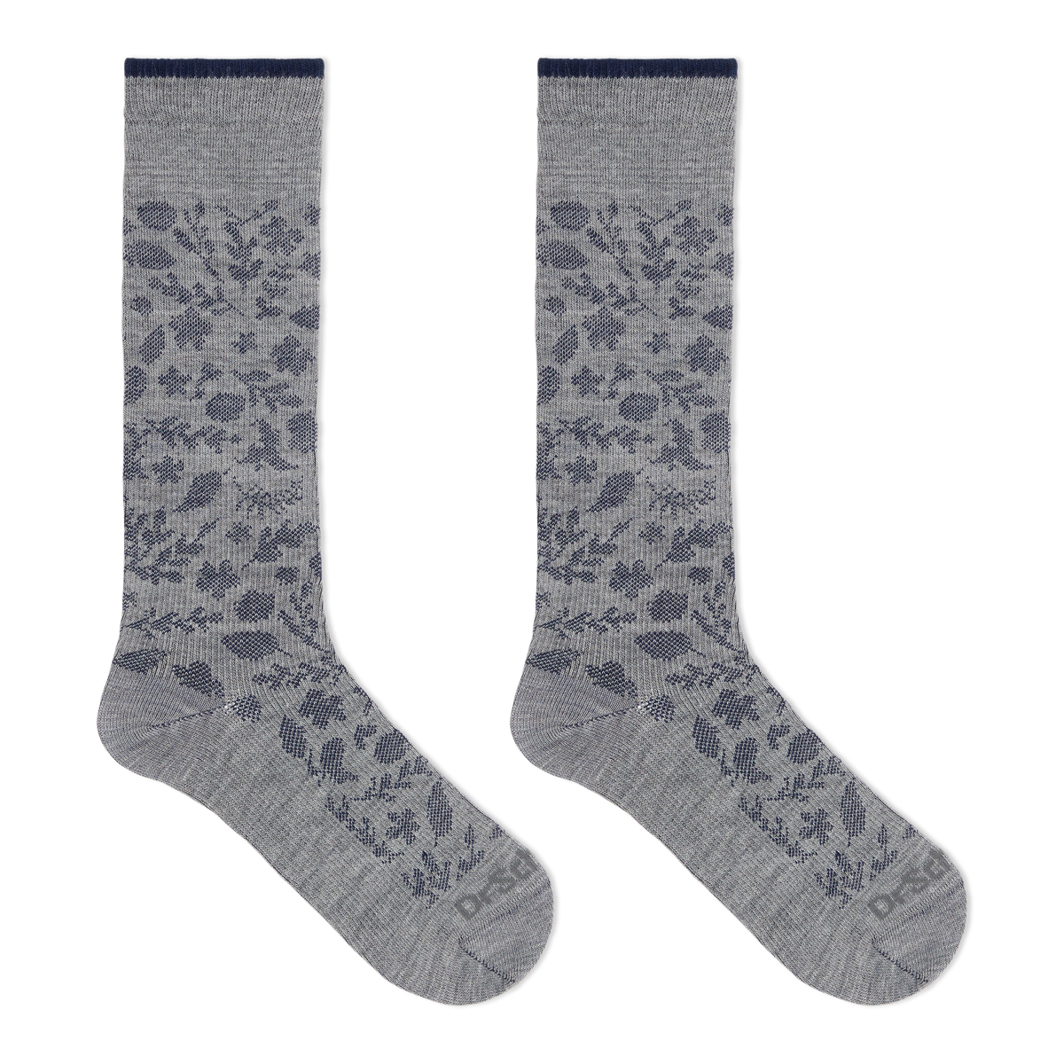 Dr. Sholl's women's knee high compression socks in grayish black.