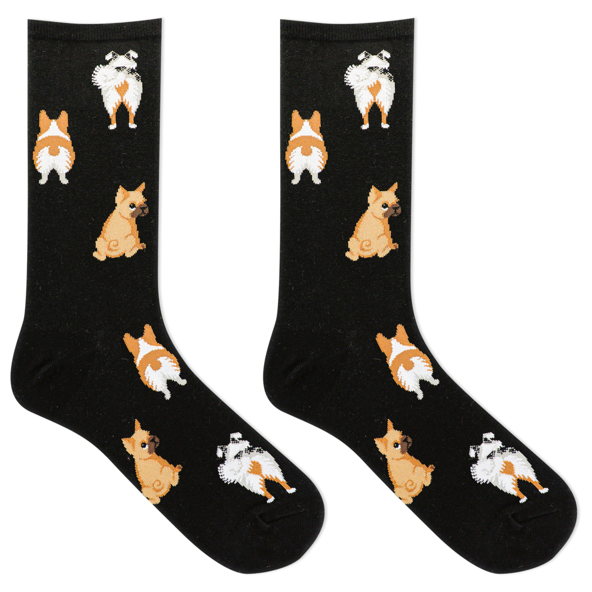Women's Dog Tails Crew Socks